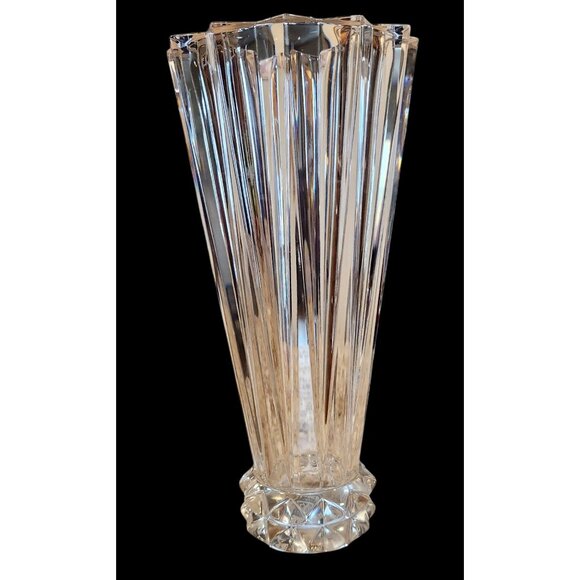 Rosenthal Studio-Linie Crystal Faceted Vase With Starburst Design - Picture 1 of 3